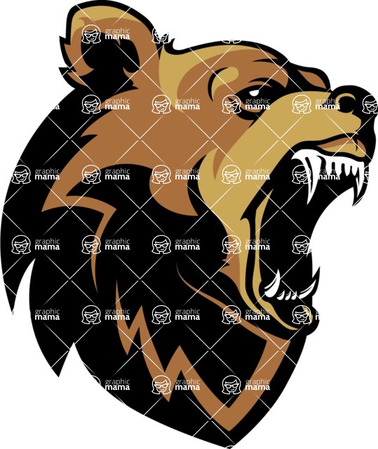 Vector Mascot Collection - Bear Mascot Design